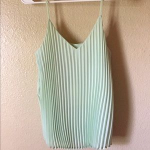 Mint green tank top